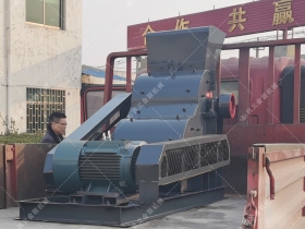 SCF600*400小型双级粉碎机发往甘肃庆阳破碎煤